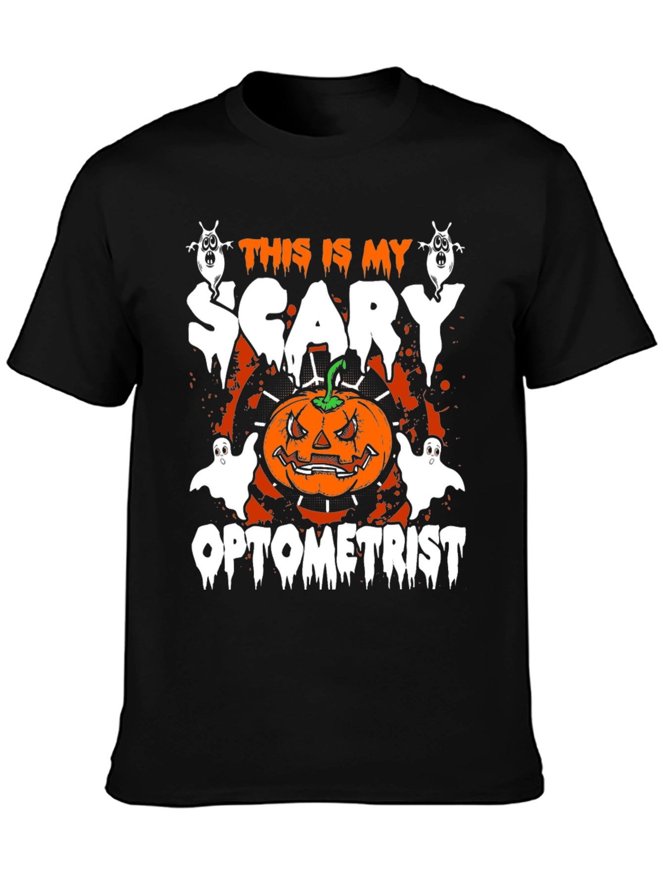 Scary Optometrist Halloween T-Shirt