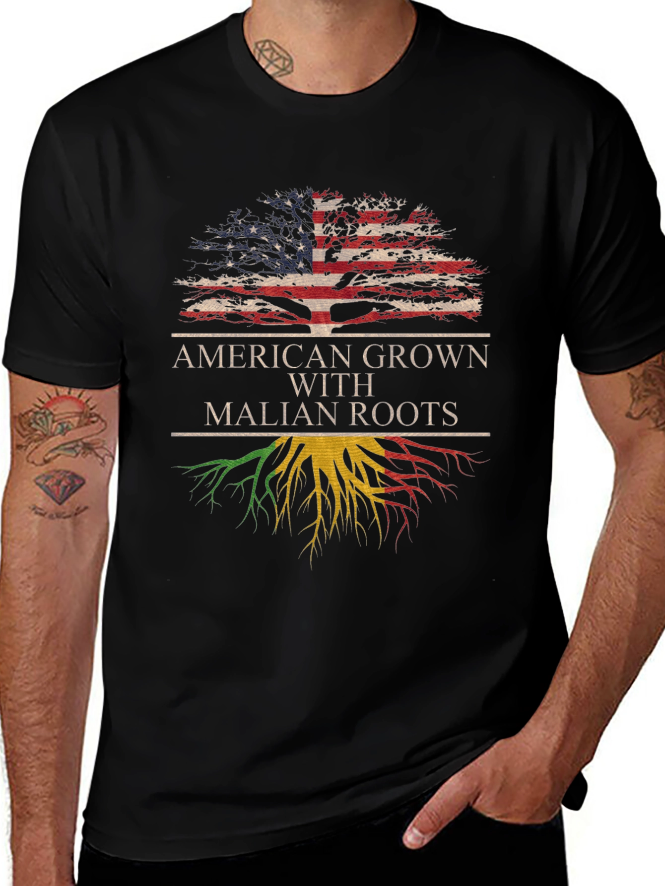 American Malian Roots T-Shirt