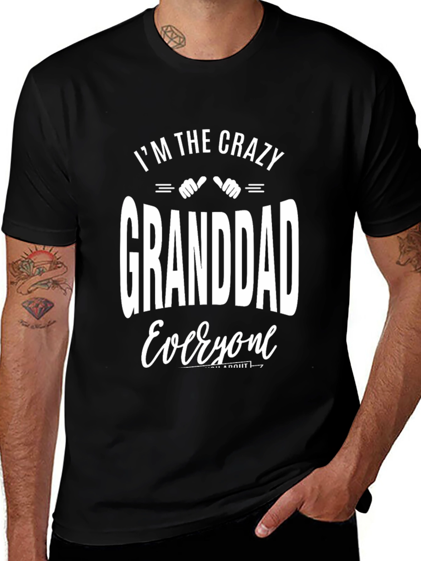 Crazy Granddad T-Shirt - Fun Novelty Grandfather Tee
