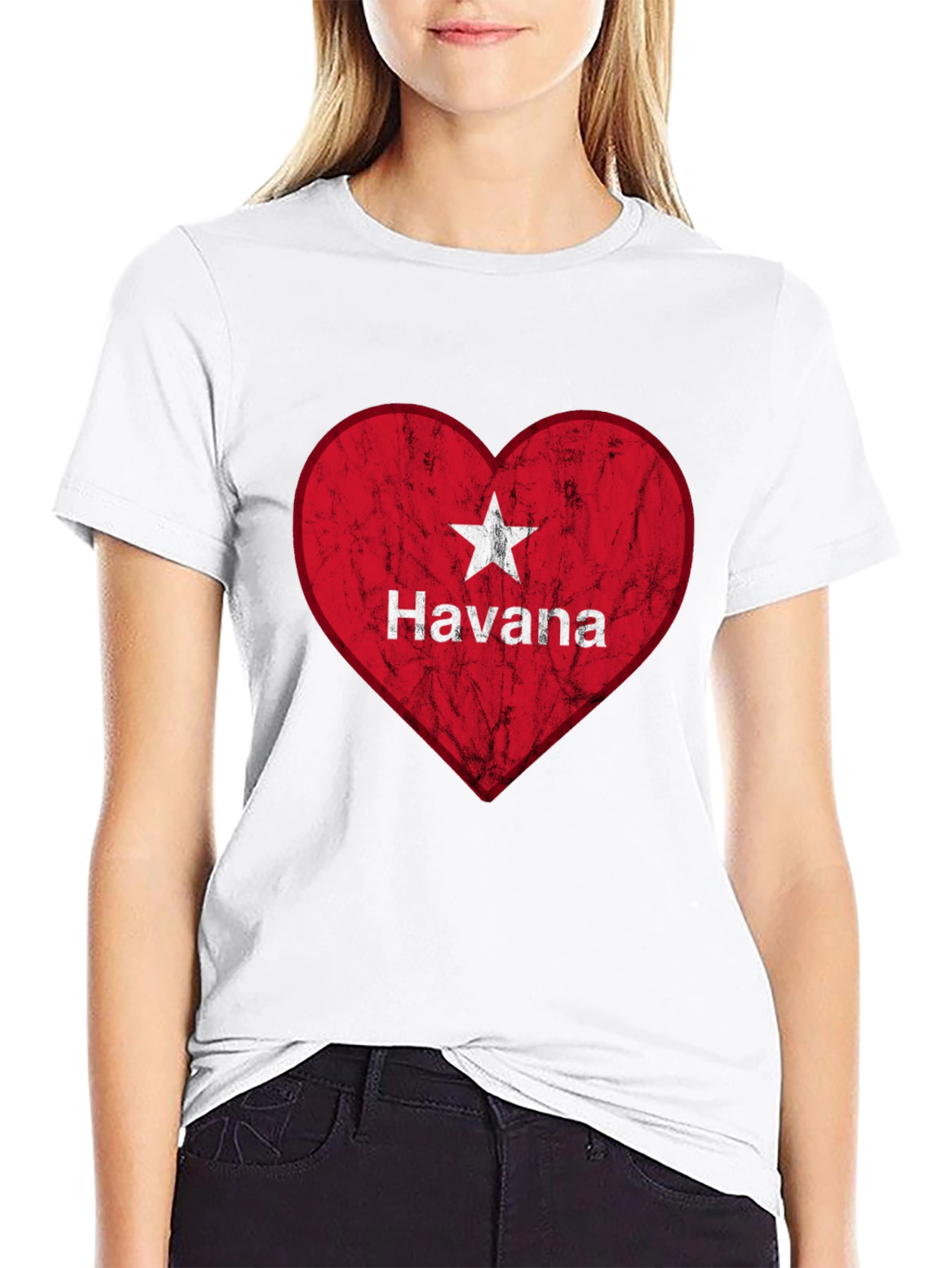 Havana Cuba Heart Flag T-Shirt - Patriotic Cuban Pride
