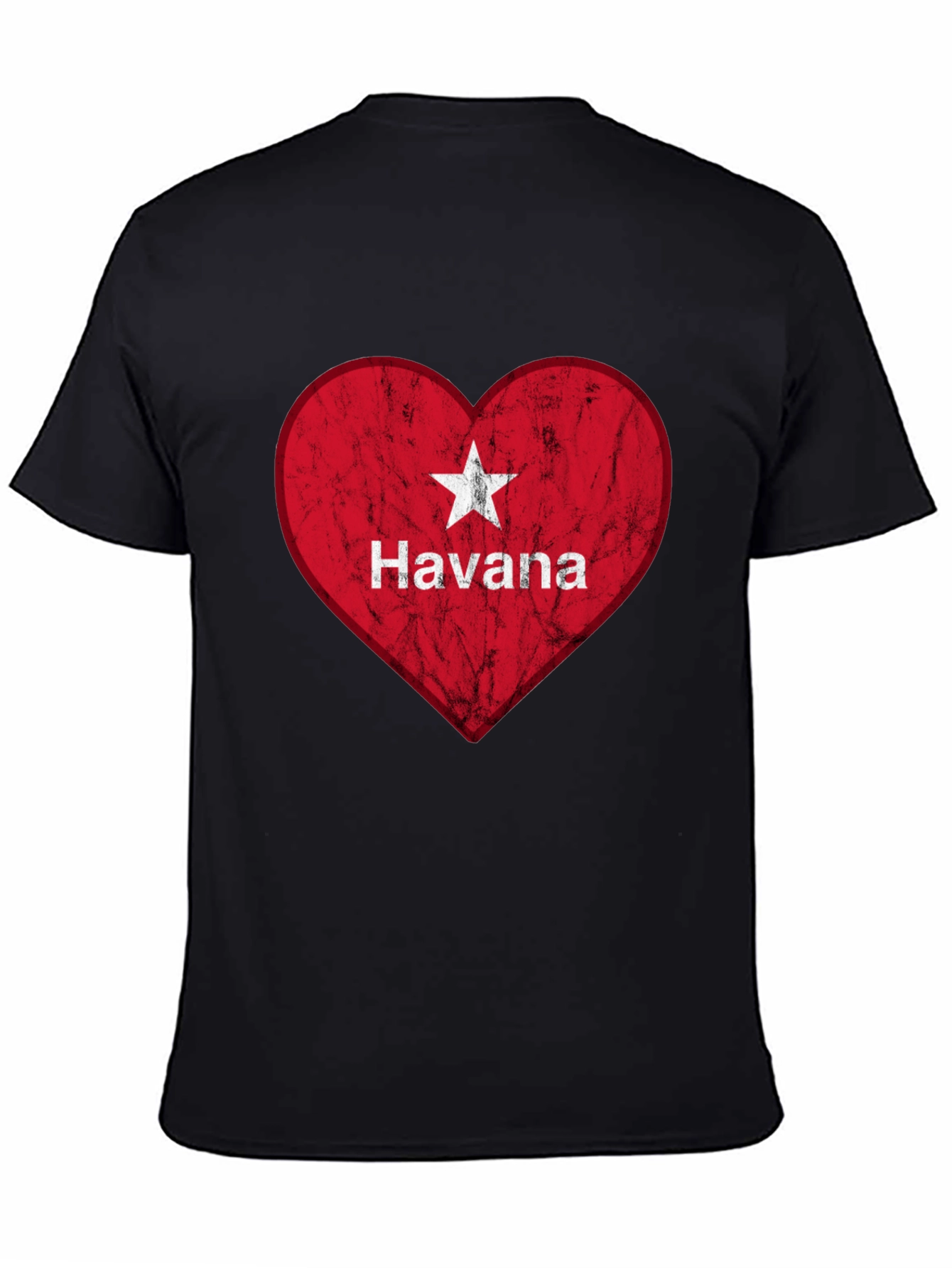 Havana Cuba Heart Flag T-Shirt - Patriotic Cuban Pride