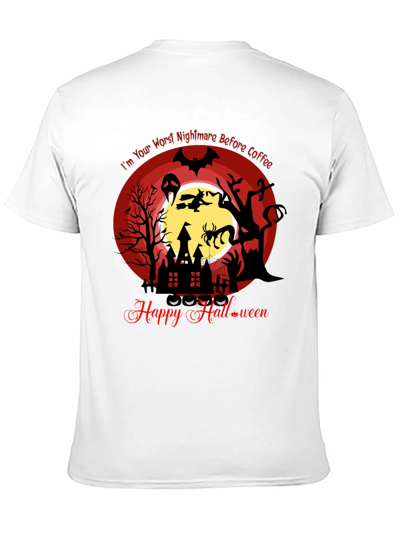 Halloween Nightmare Before Coffee Graphic Tee
