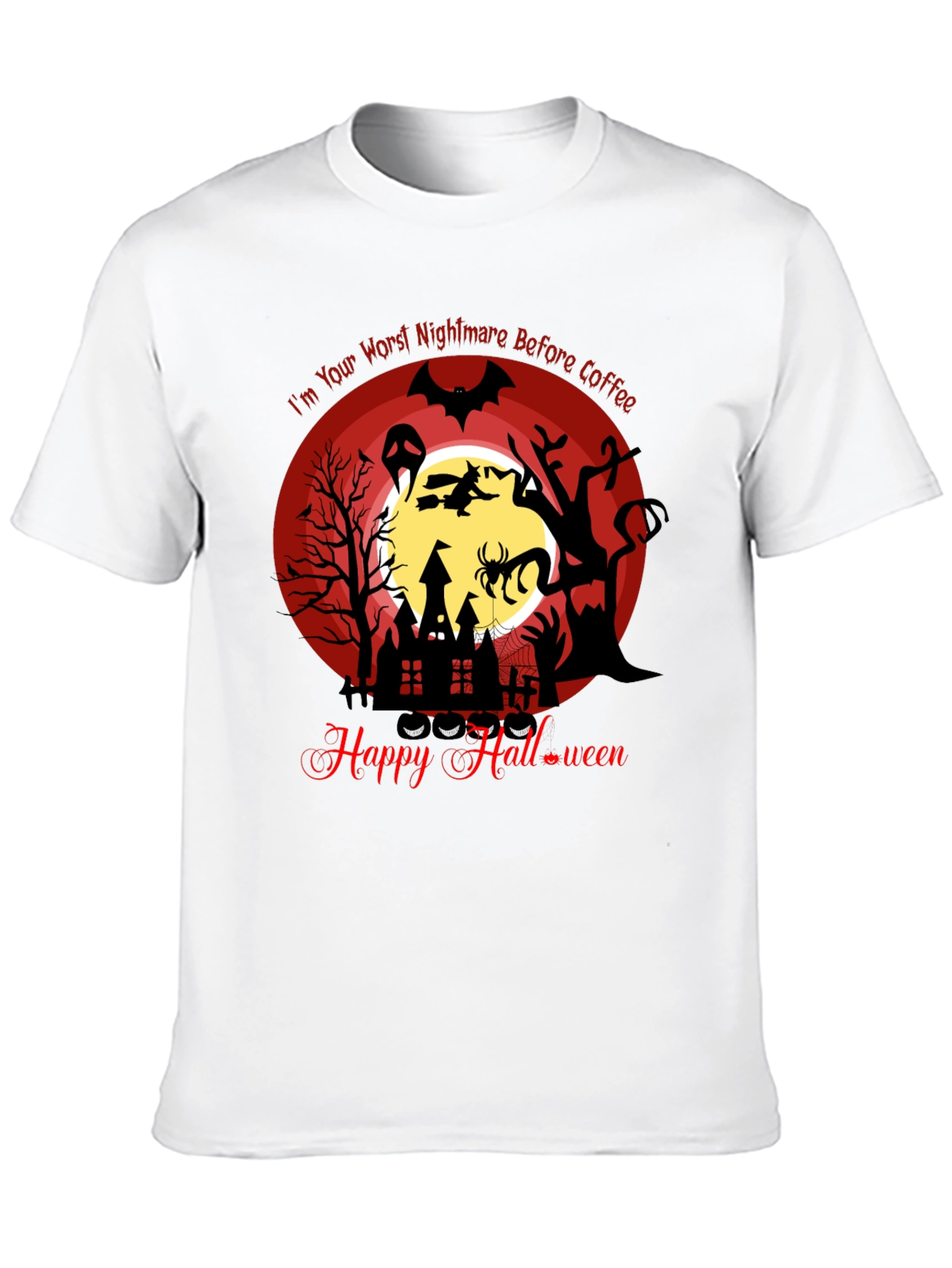 Halloween Nightmare Before Coffee Graphic Tee