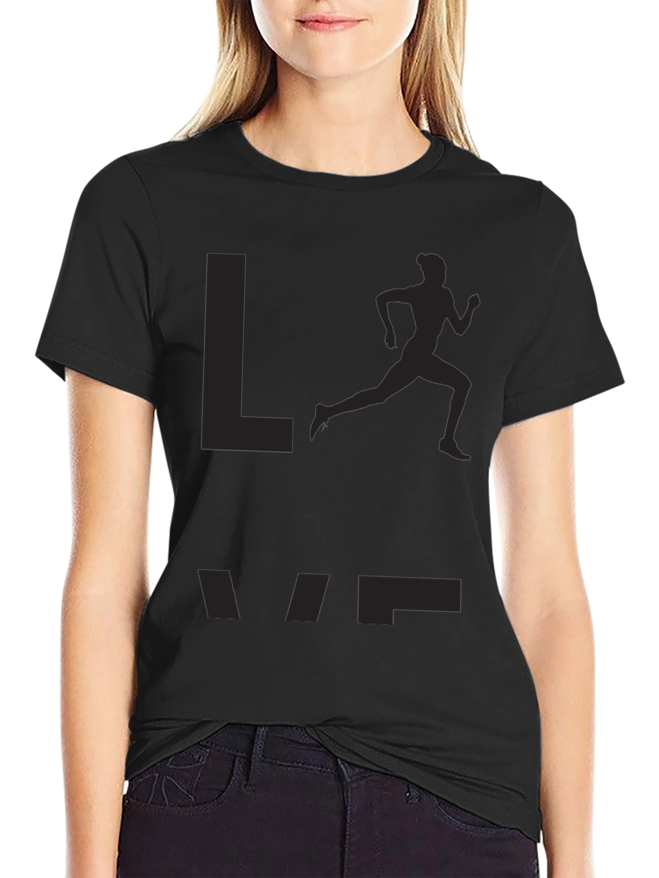 Love Running Graphic T-Shirt