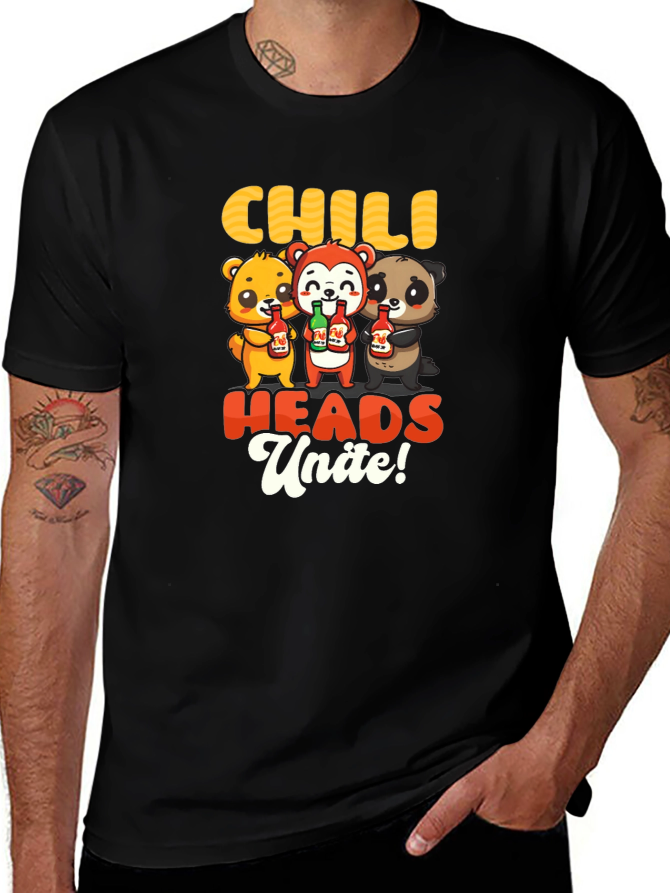 Chili Heads Unite! Graphic T-Shirt