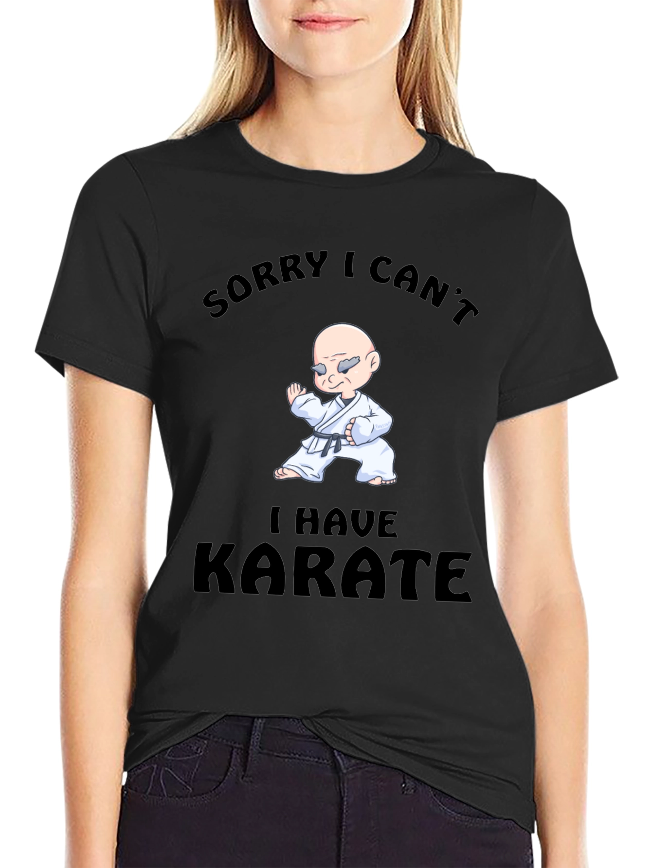 Funny Karate T-Shirt - Sorry I Cant