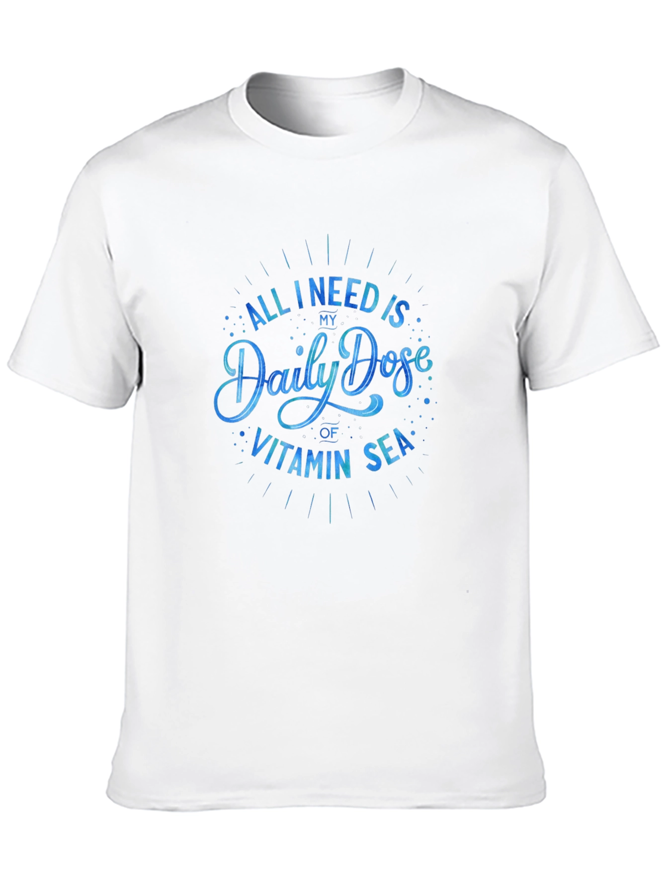 Vitamin Sea Graphic T-Shirt - Beach Lover Tee