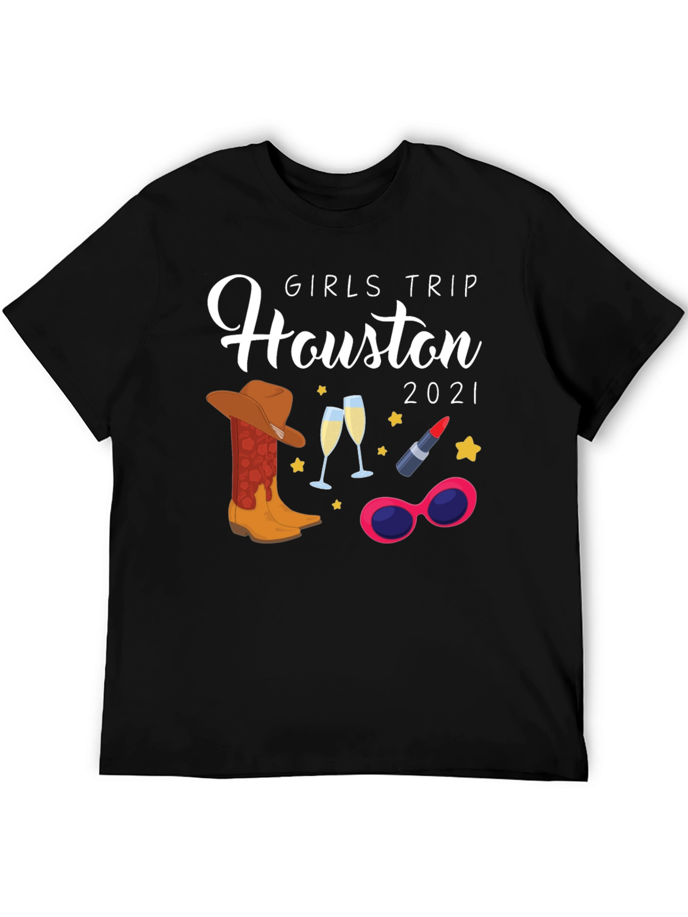 Girls Trip Houston 2021 T-Shirt Vacation Tee