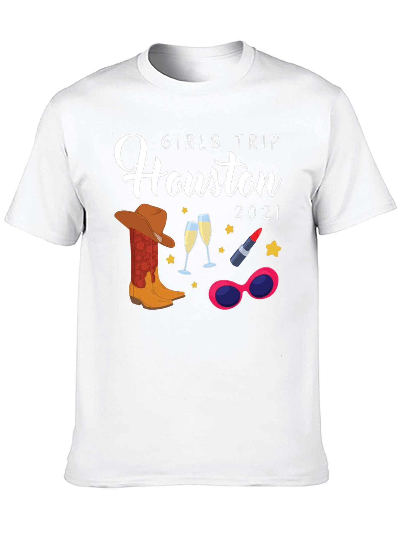 Girls Trip Houston 2021 T-Shirt Vacation Tee