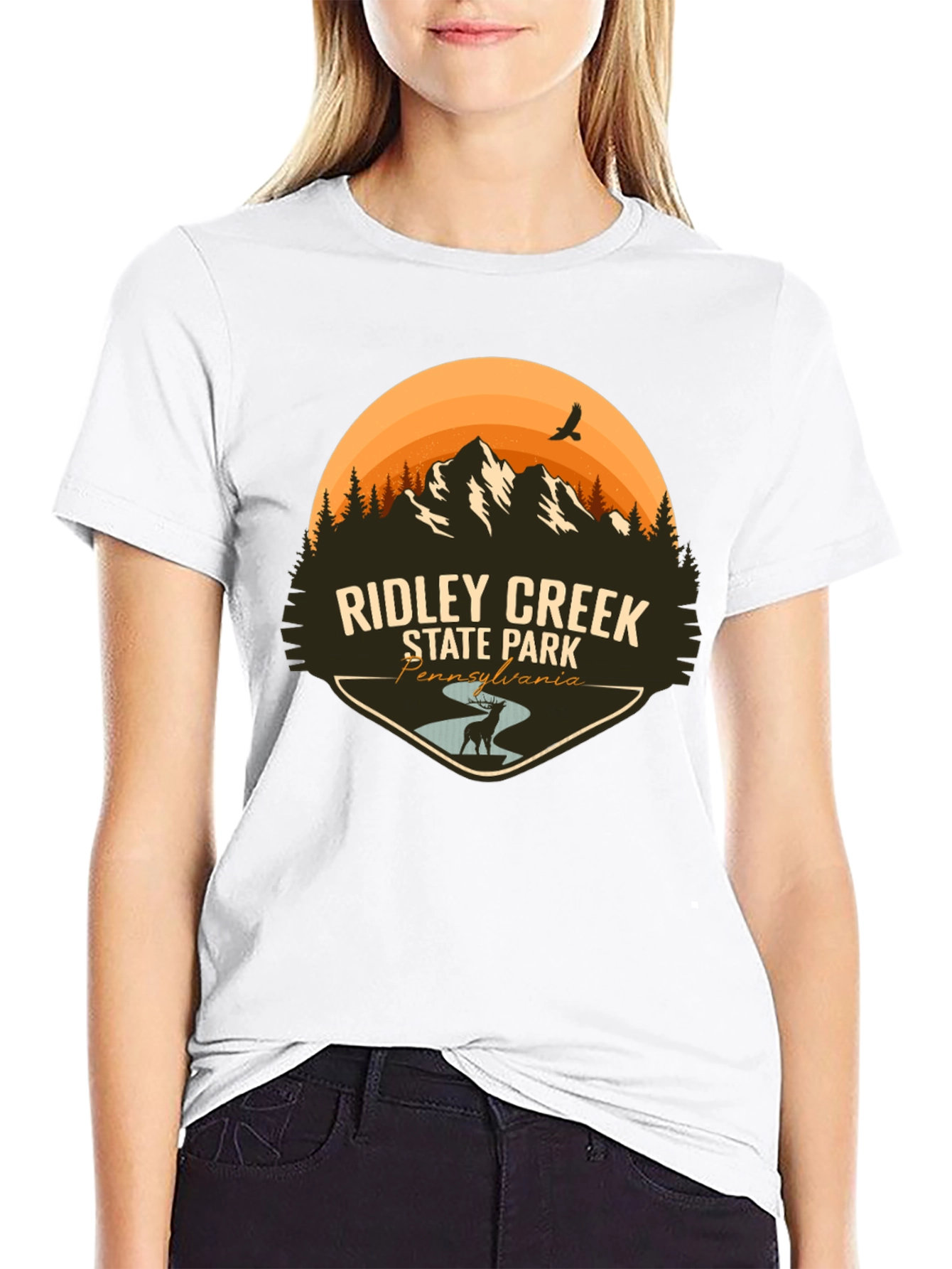 Ridley Creek State Park Black T-Shirt
