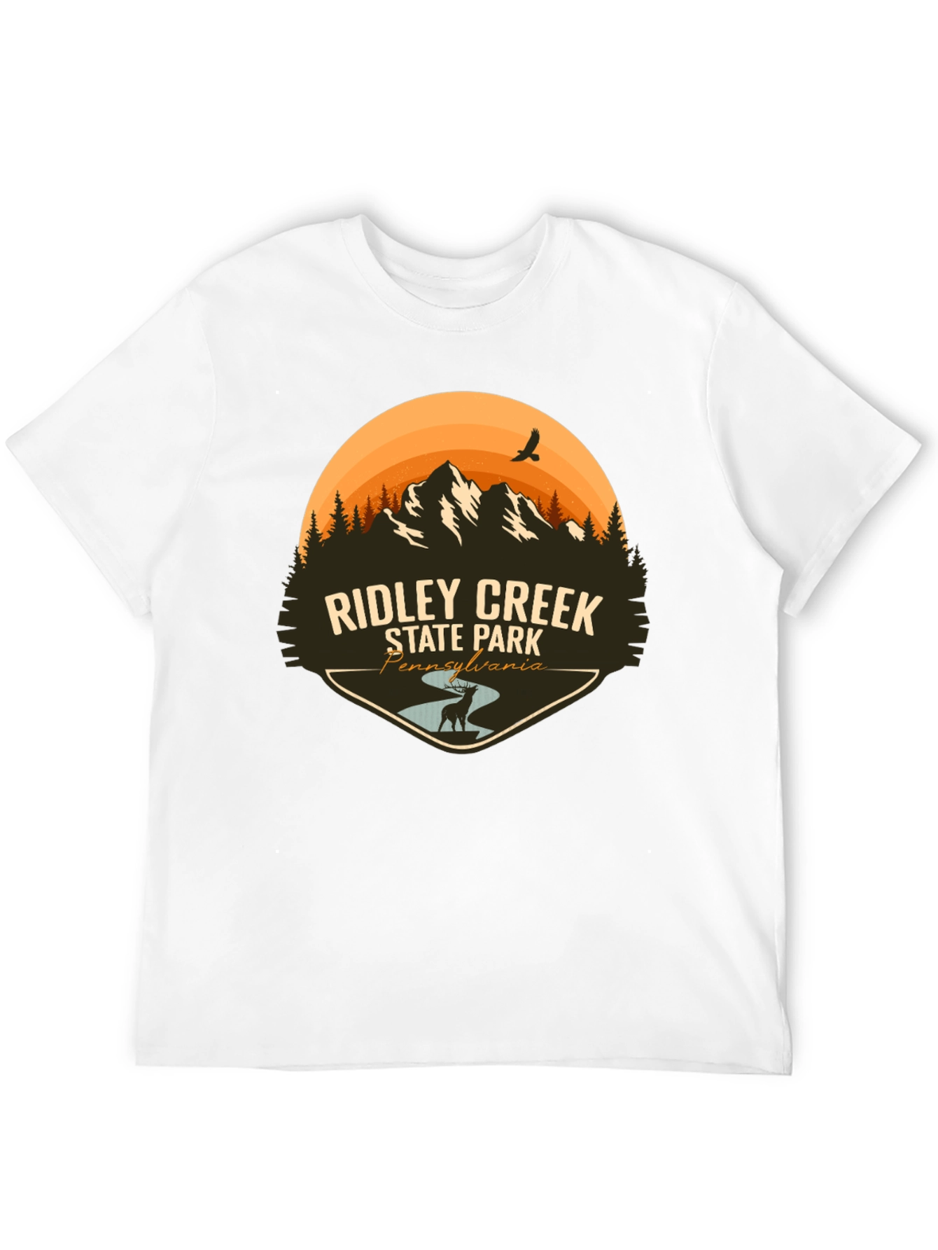 Ridley Creek State Park Black T-Shirt