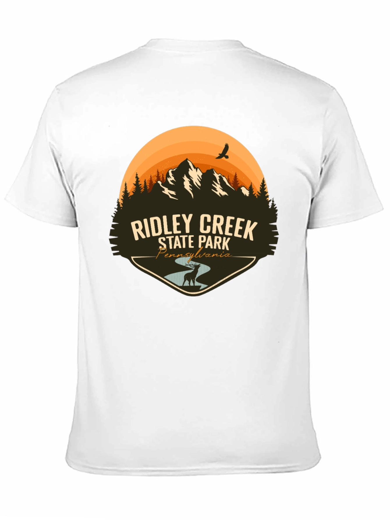 Ridley Creek State Park Black T-Shirt