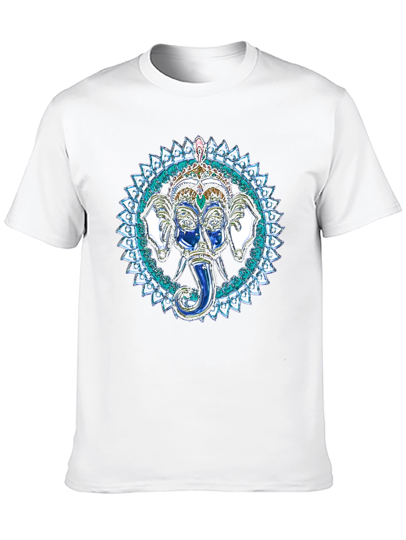 Ganesh Mandala Graphic Tee - Black