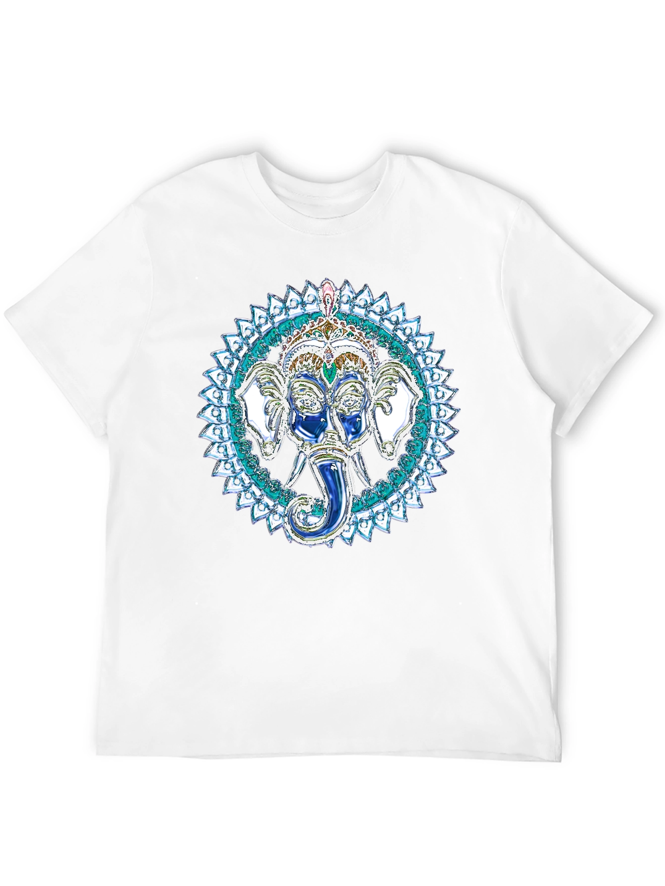Ganesh Mandala Graphic Tee - Black