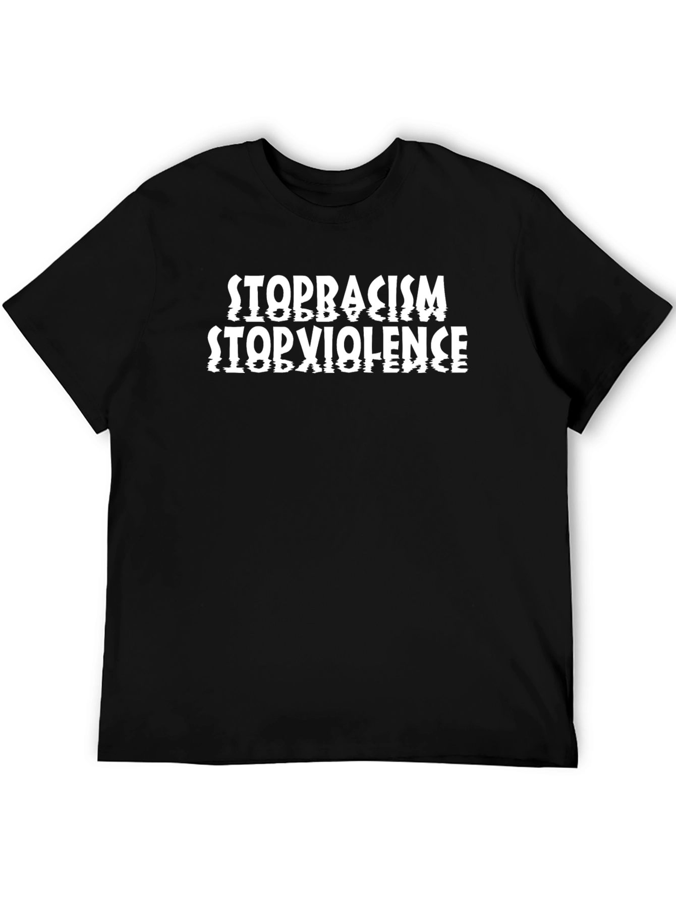 Stop Racism Stop Violence Graphic Tee