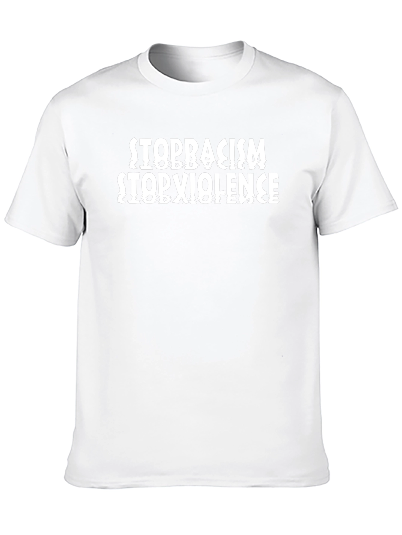 Stop Racism Stop Violence Graphic Tee