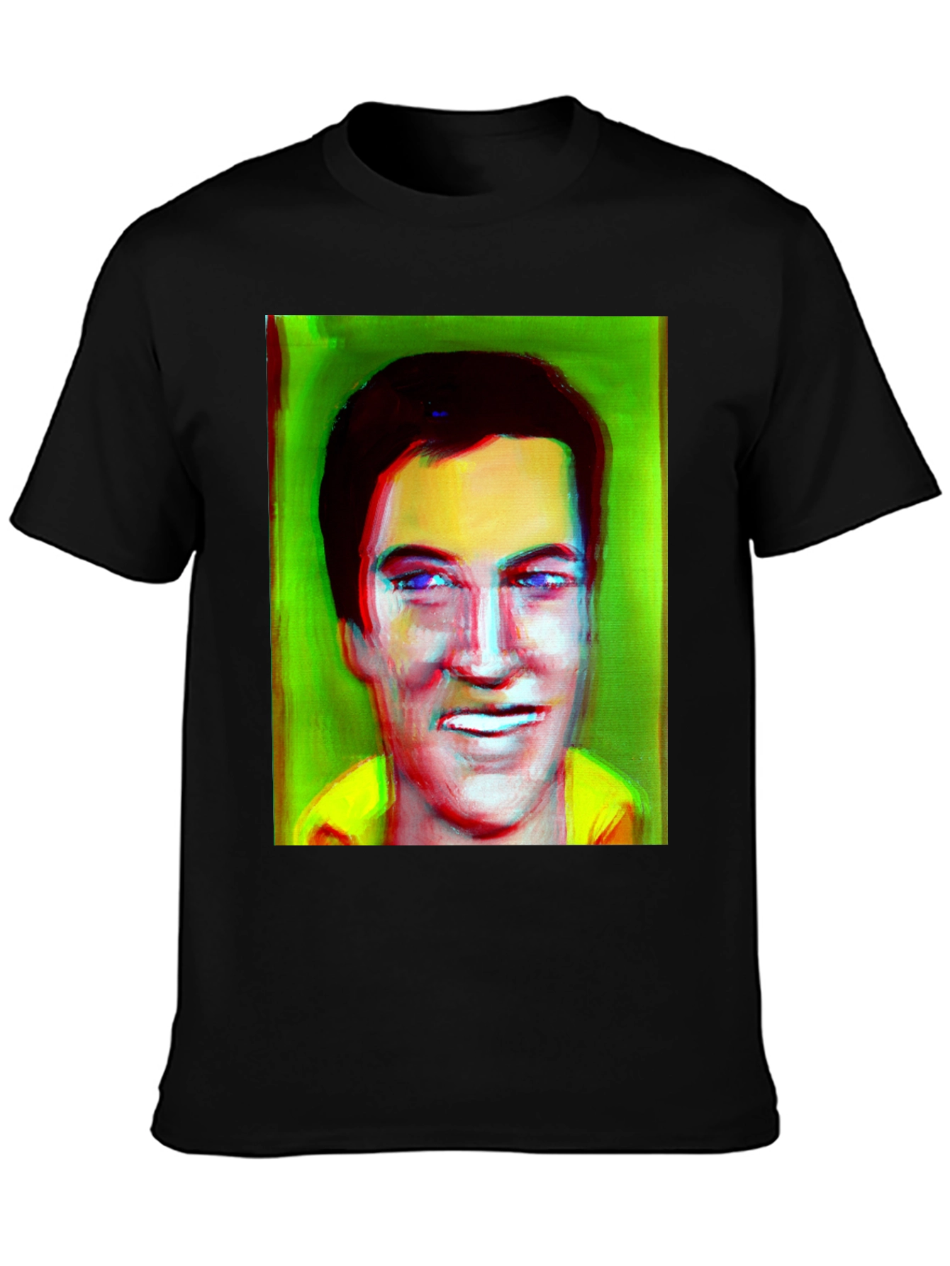 Elvis Inspired T-Shirt - Unique Portrait Design