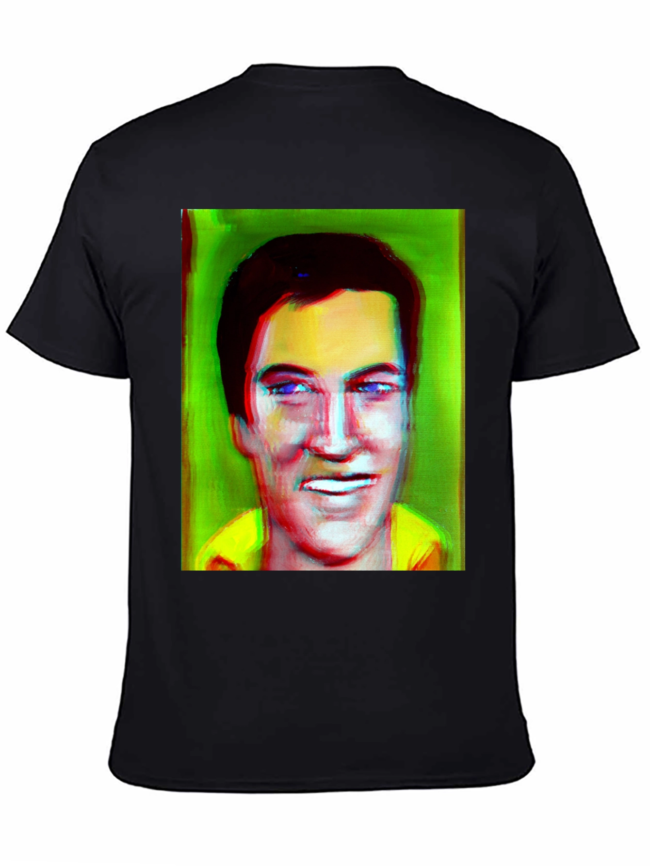 Elvis Inspired T-Shirt - Unique Portrait Design