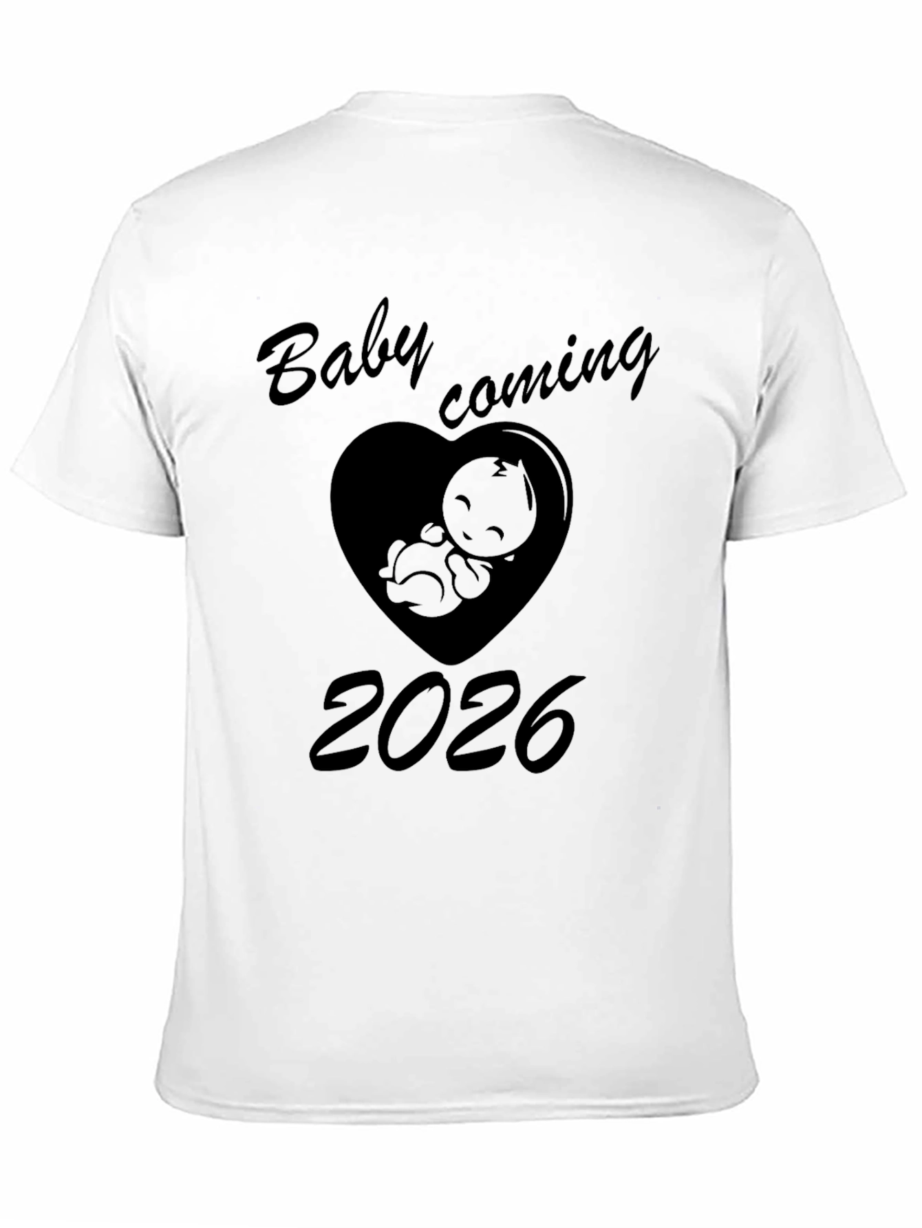 Baby Coming 2026 T-Shirt - New Parent Announcement Tee