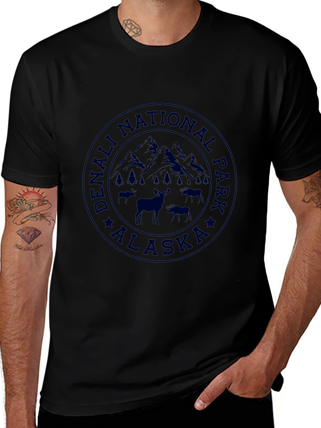 Denali National Park Alaska Graphic T-Shirt