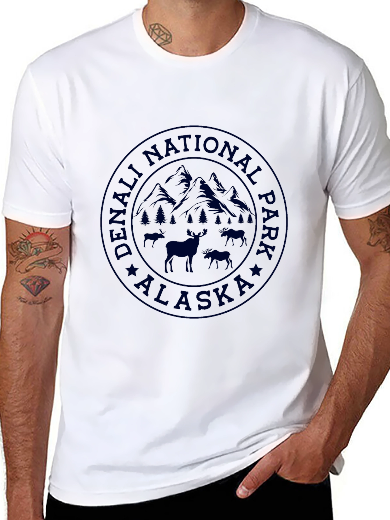 Denali National Park Alaska Graphic T-Shirt