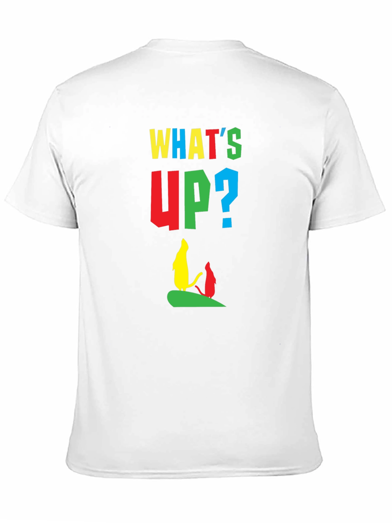 Whimsical Cartoon Graphic Tee - Whats Up?