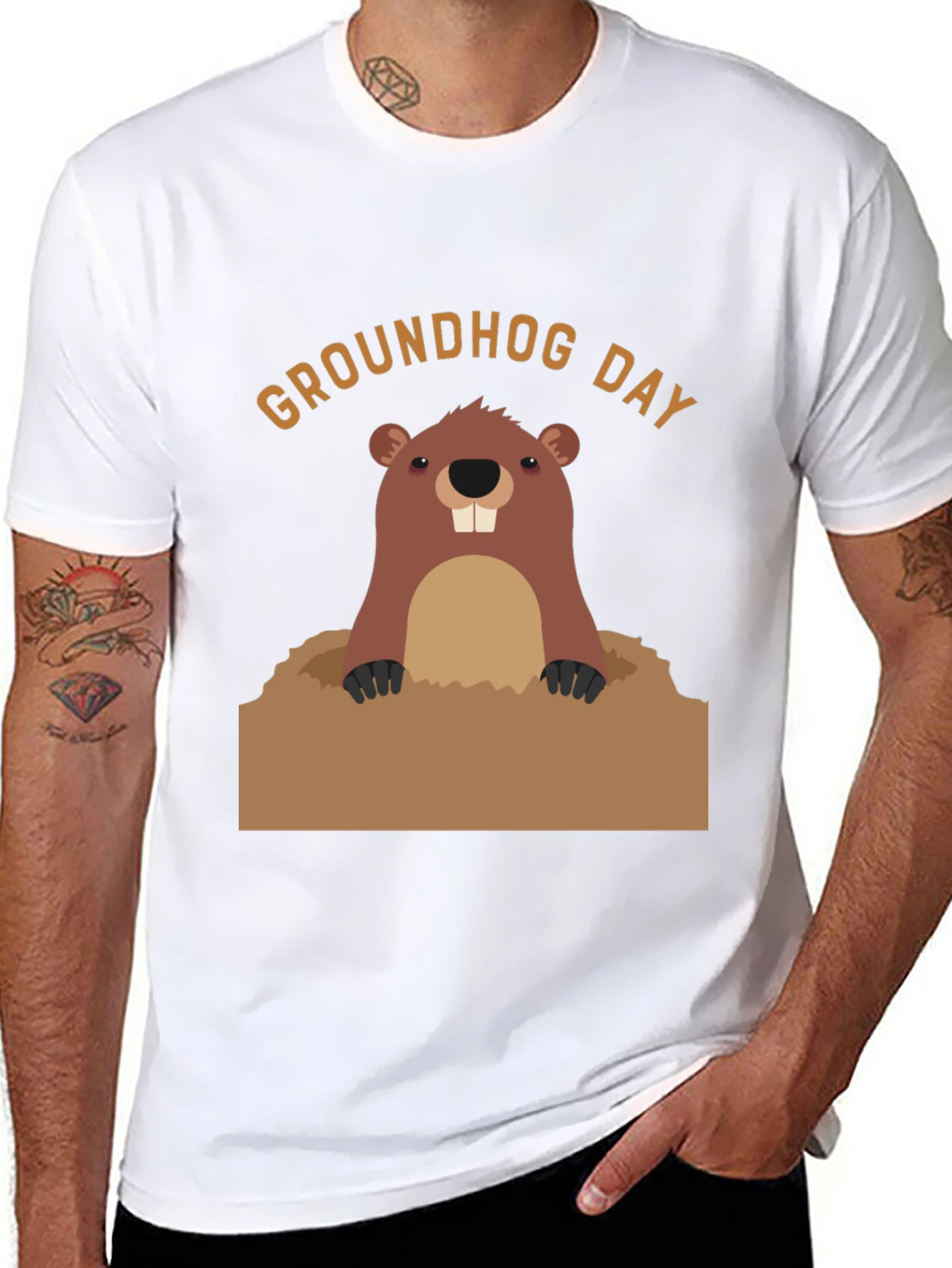 Groundhog Day T-Shirt - Cute Graphic Tee