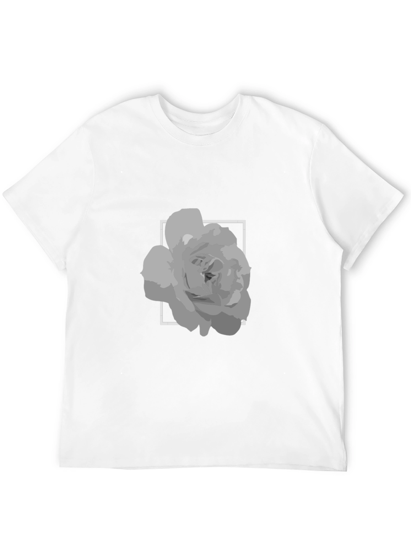 Rose in Square Graphic Tee