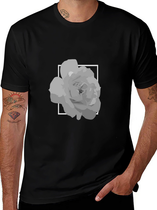 Rose in Square Graphic Tee