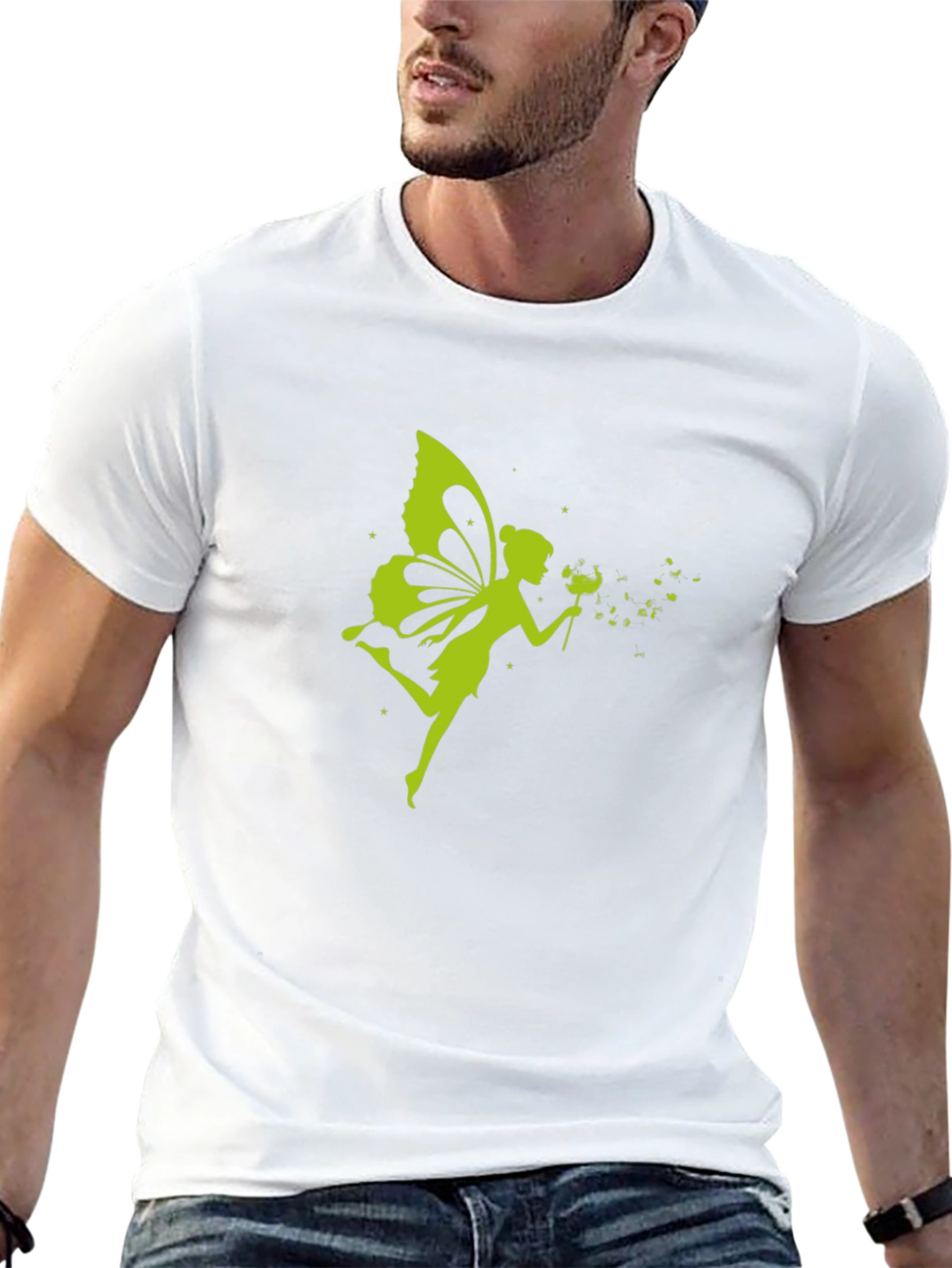 Fairy Graphic Black T-Shirt | Casual Tee
