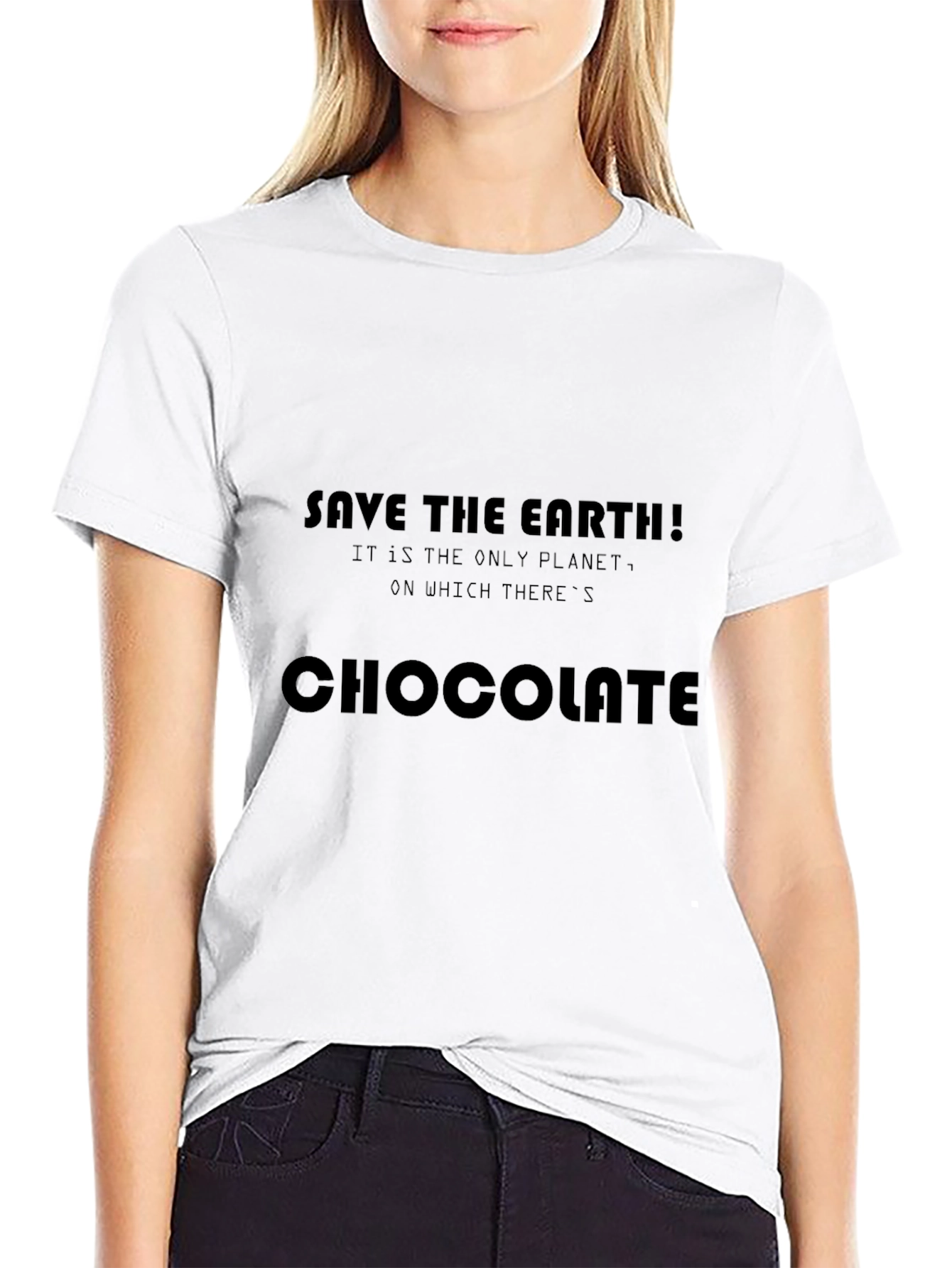 Save the Earth Chocolate T-Shirt