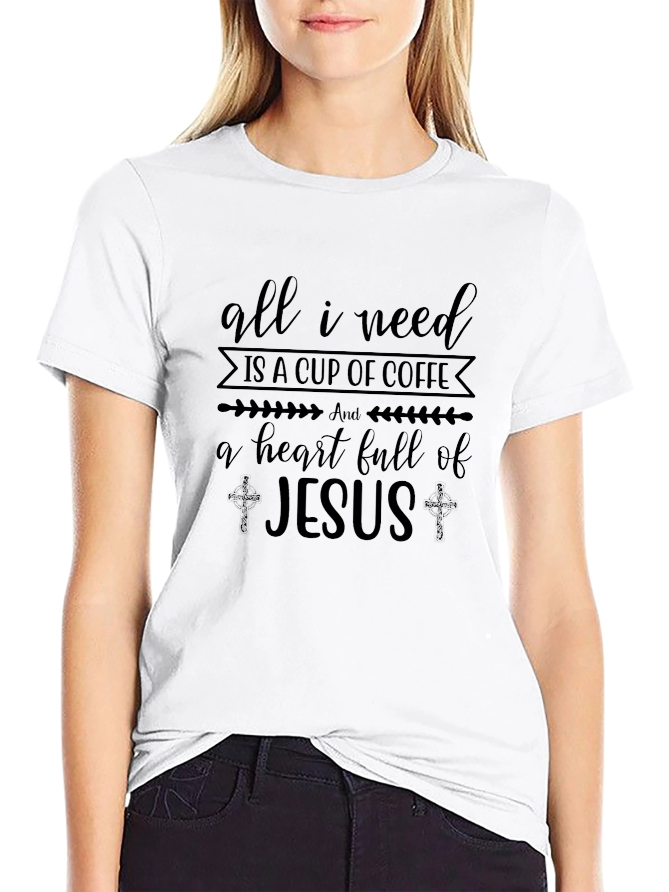 Coffee & Jesus Graphic Tee - Unisex