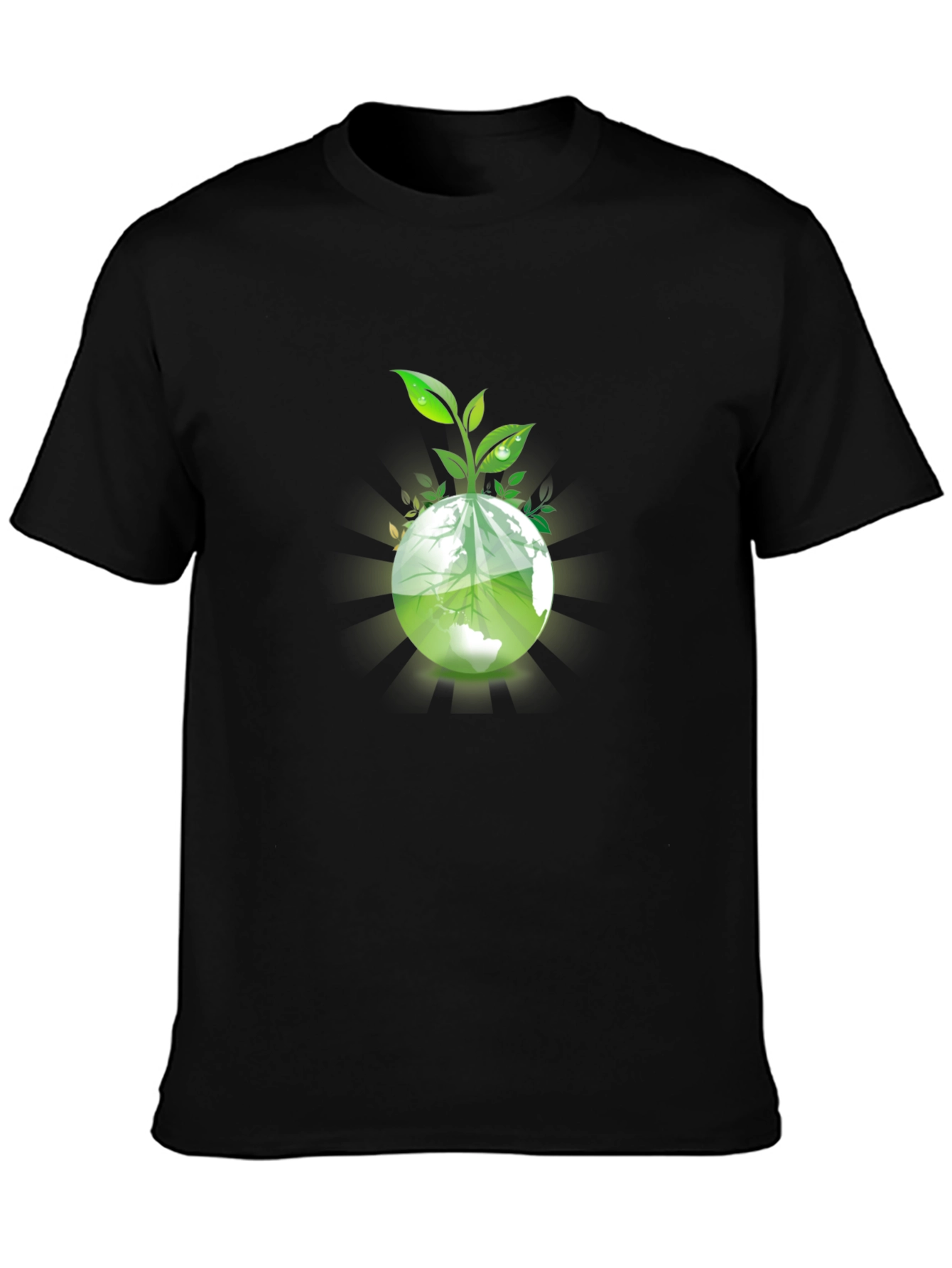 Eco-Friendly Planet Graphic T-Shirt