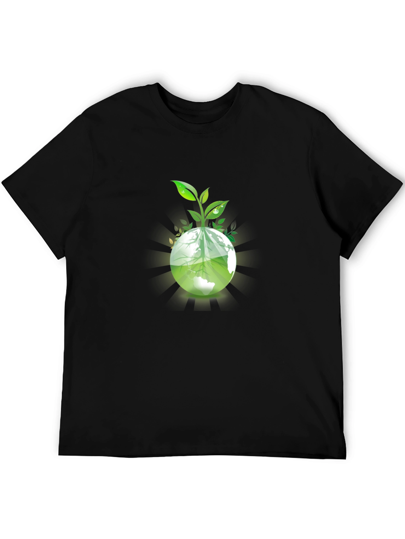 Eco-Friendly Planet Graphic T-Shirt