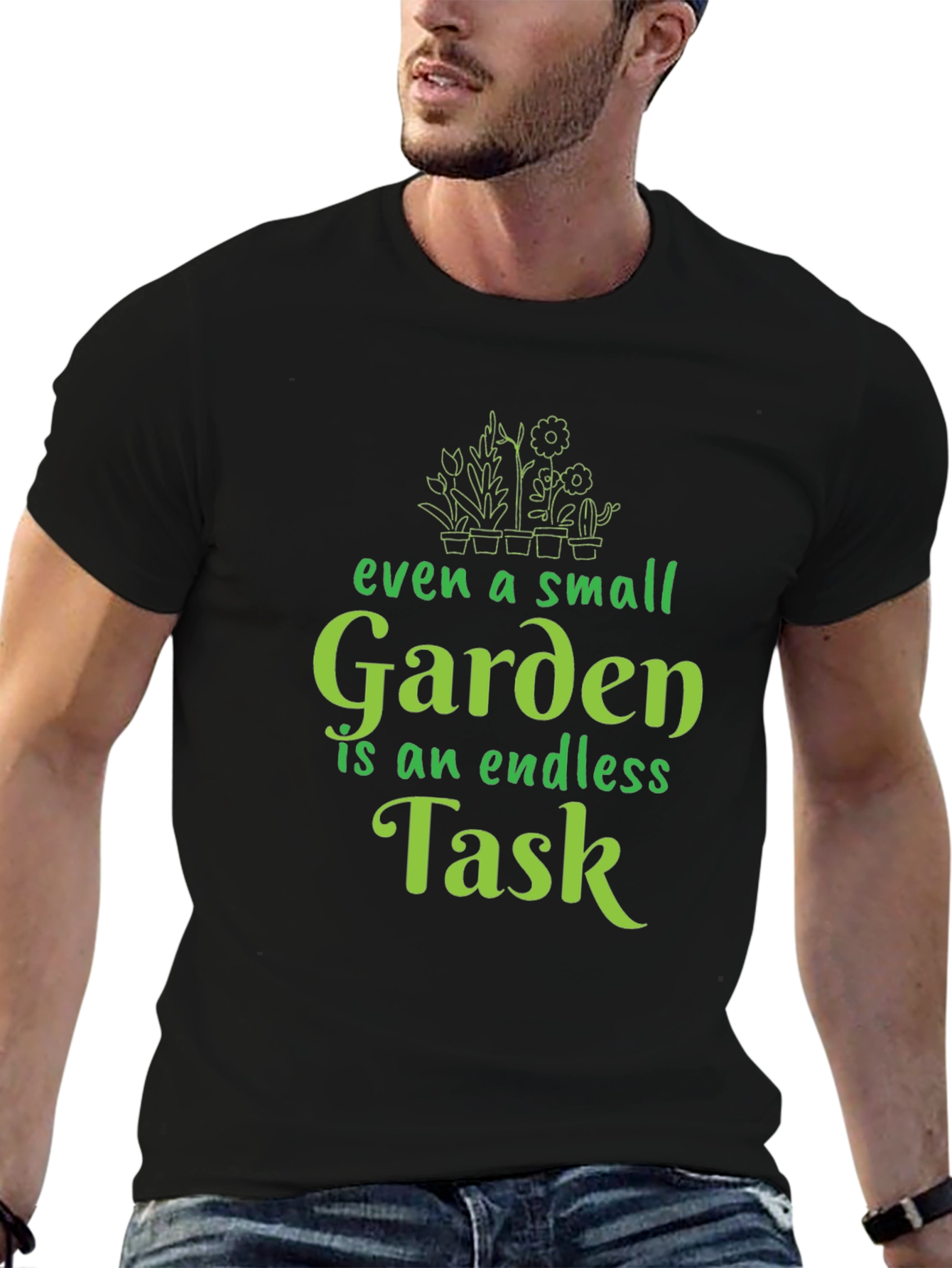 Gardening T-Shirt: Endless Task Design