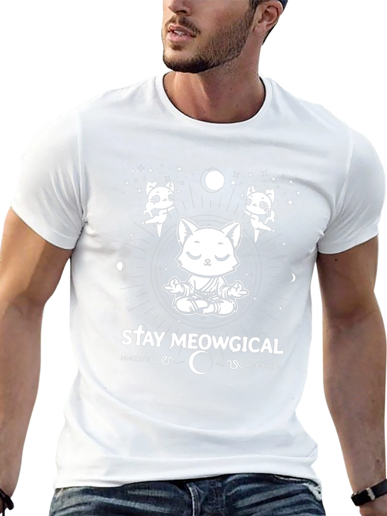 Stay Meowgical Cat T-Shirt