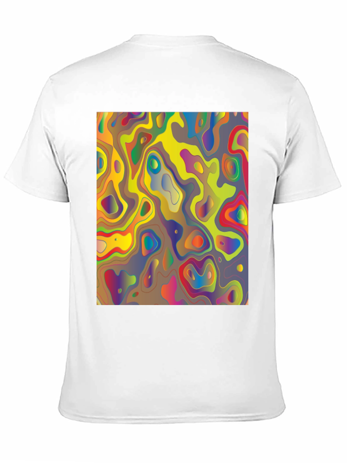 Abstract Art Graphic Tee - Modern Style