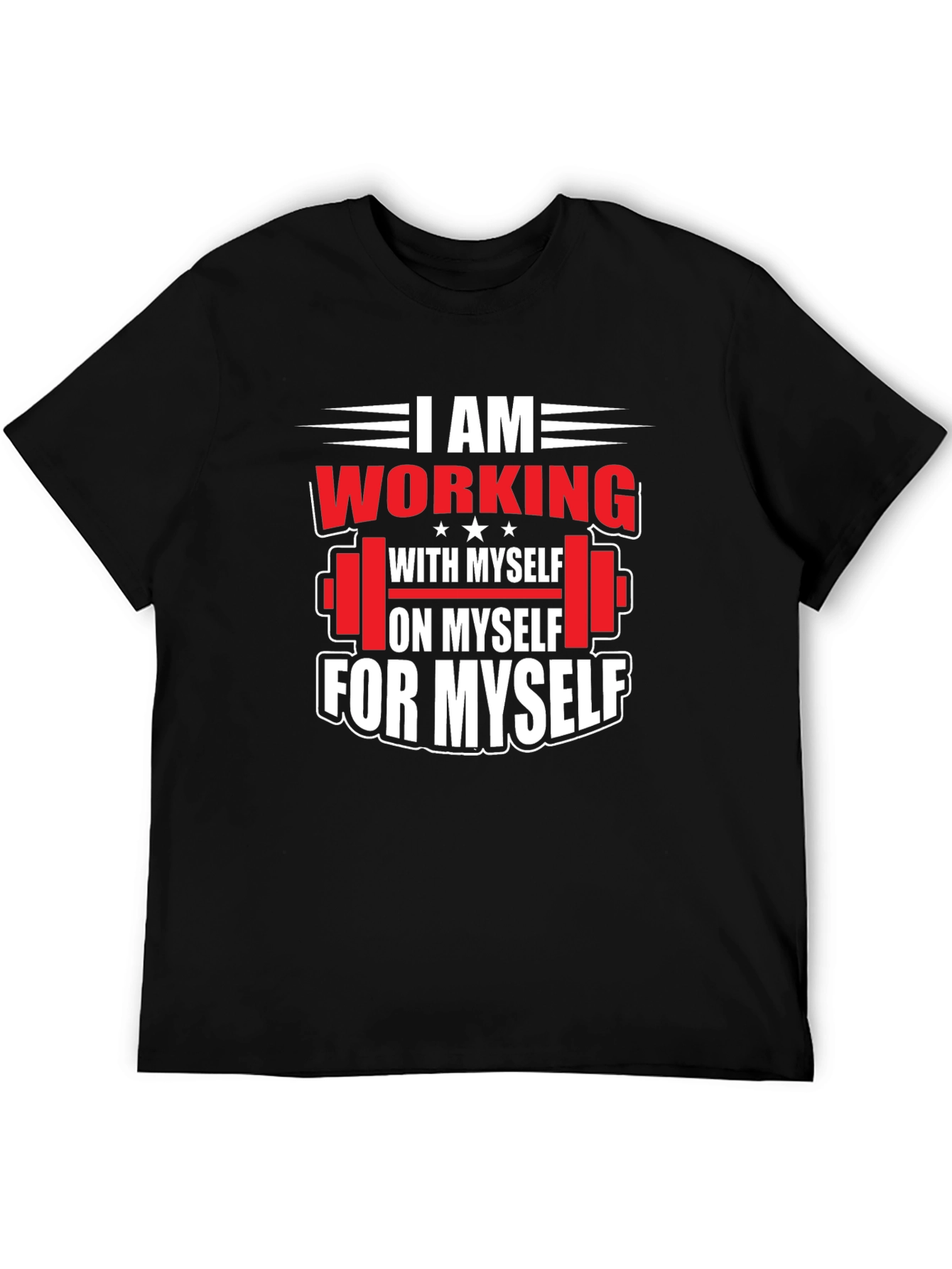 Gym Motivation T-Shirt: Working On Myself
