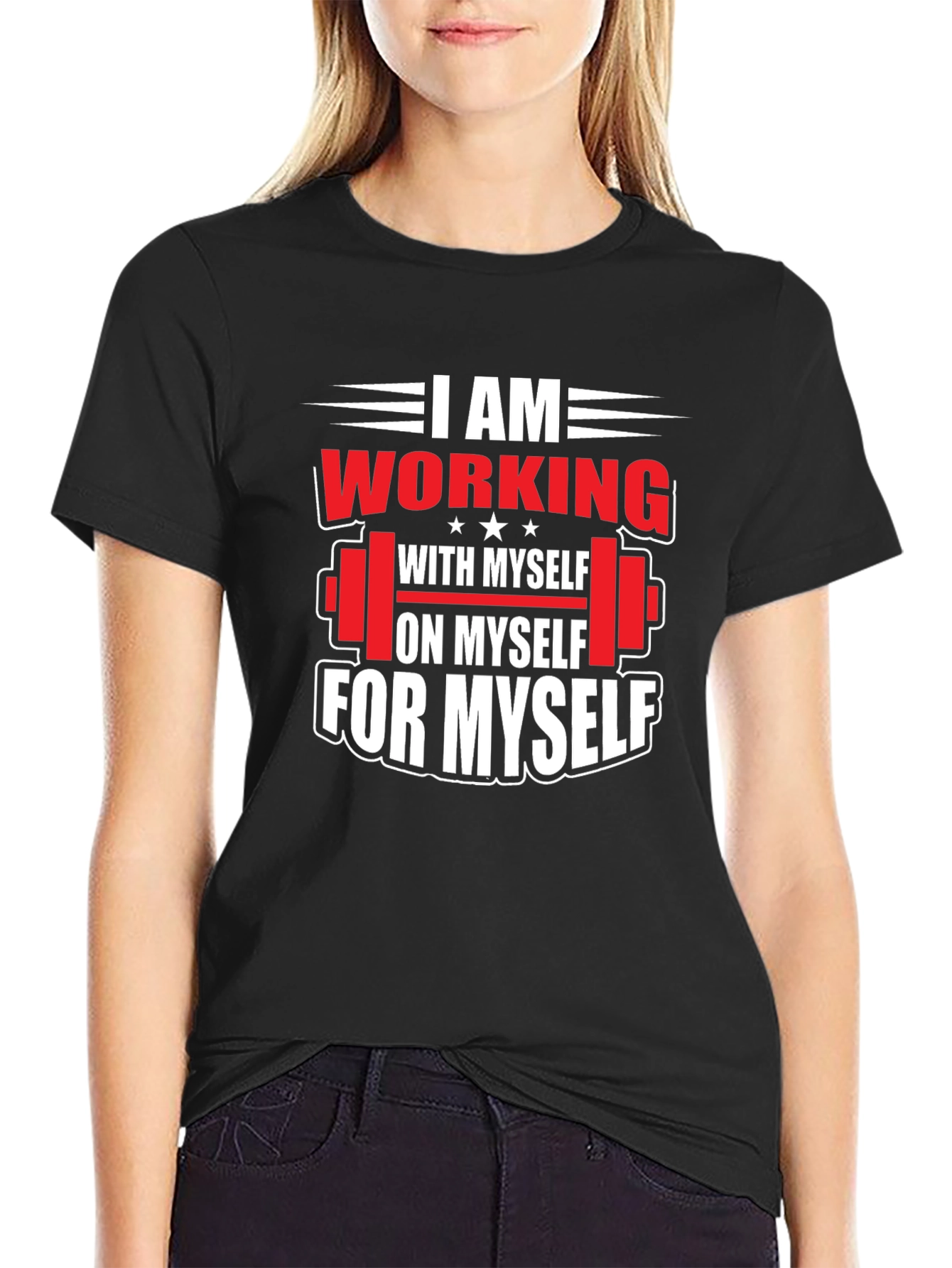 Gym Motivation T-Shirt: Working On Myself
