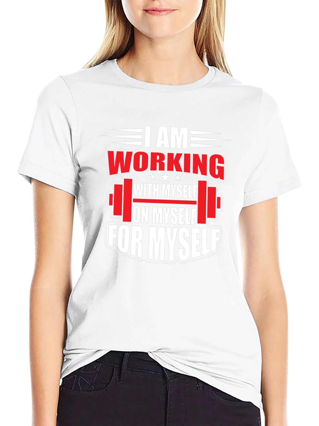 Gym Motivation T-Shirt: Working On Myself