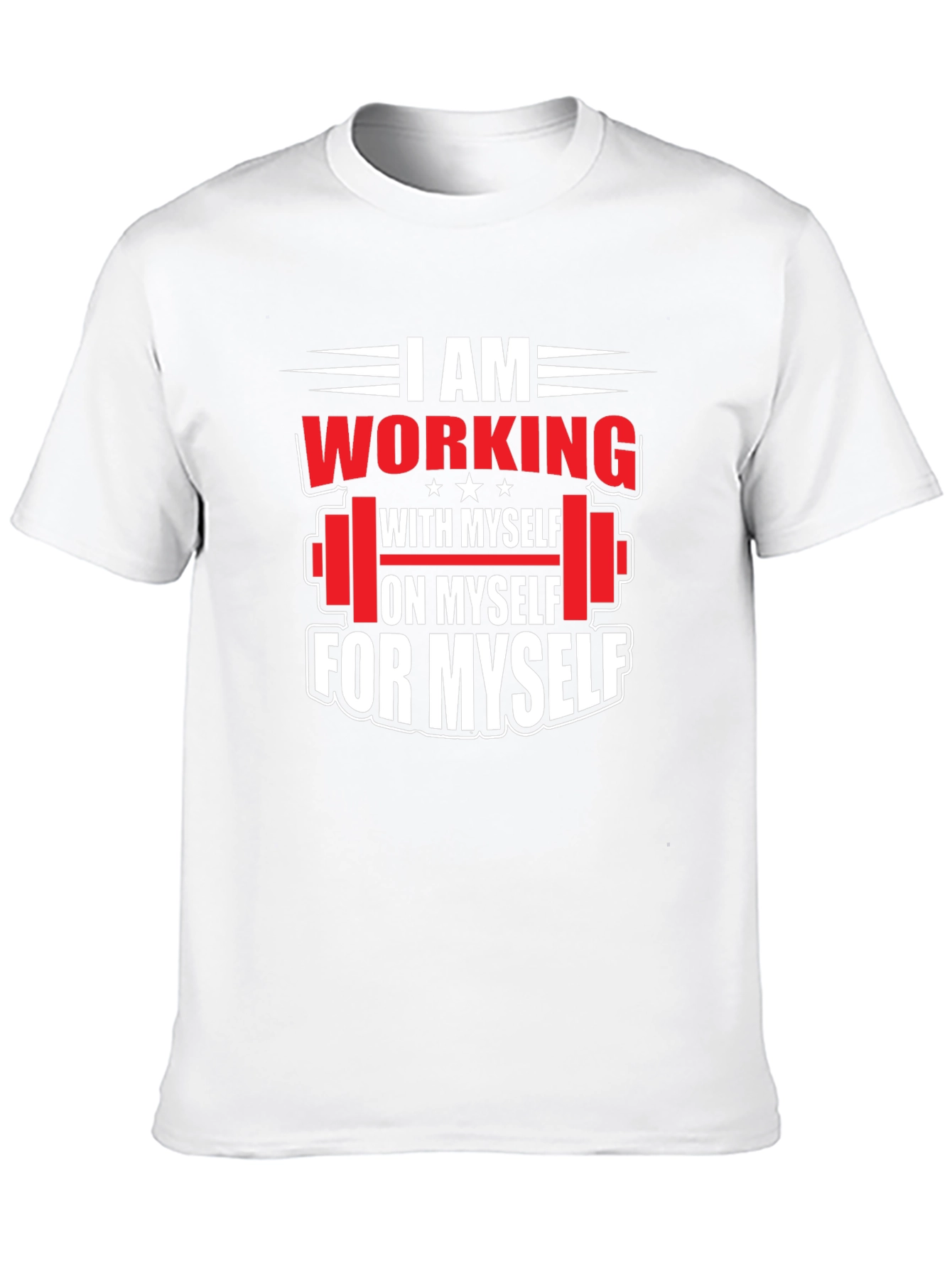 Gym Motivation T-Shirt: Working On Myself