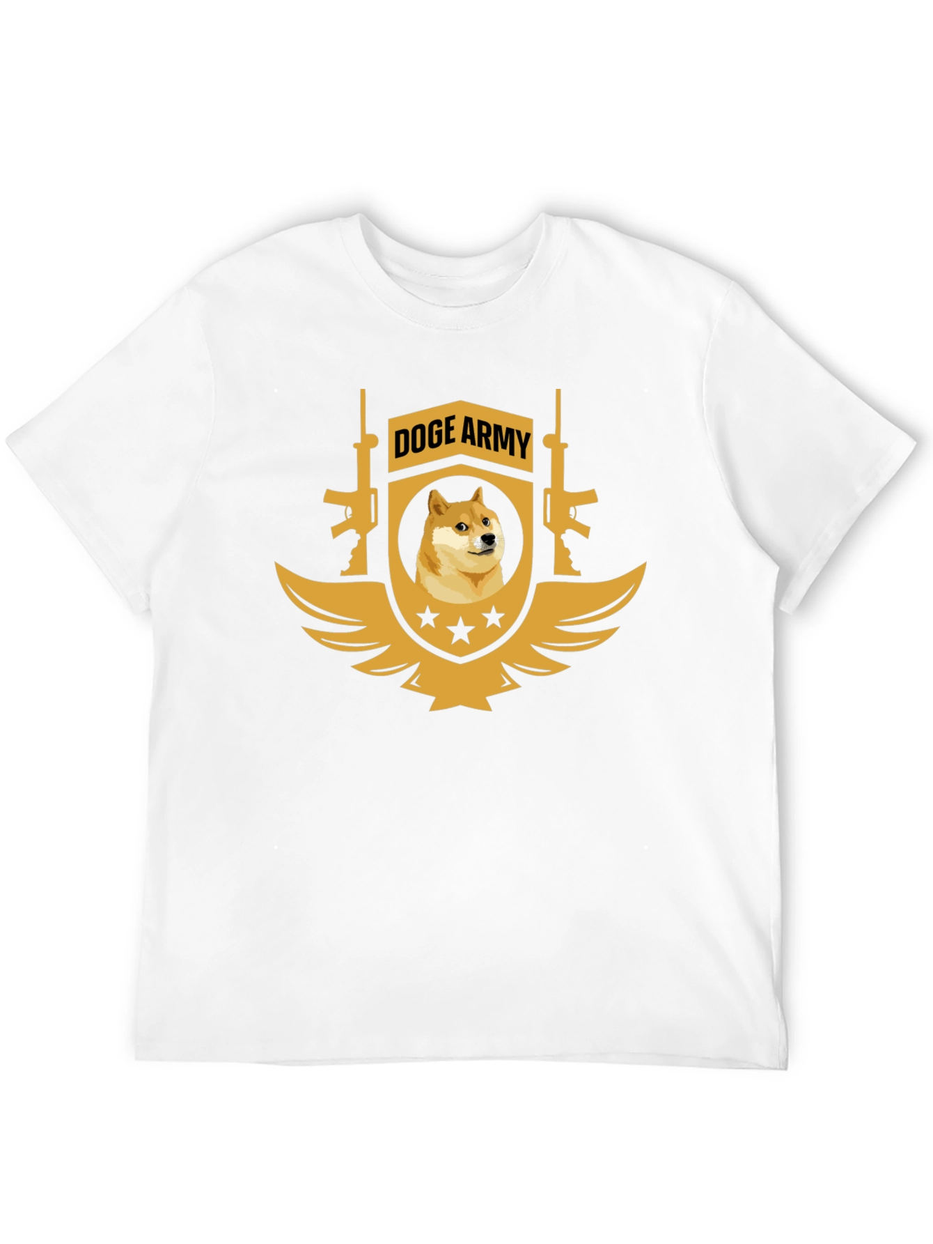 Doge Army Black T-Shirt - Meme Apparel