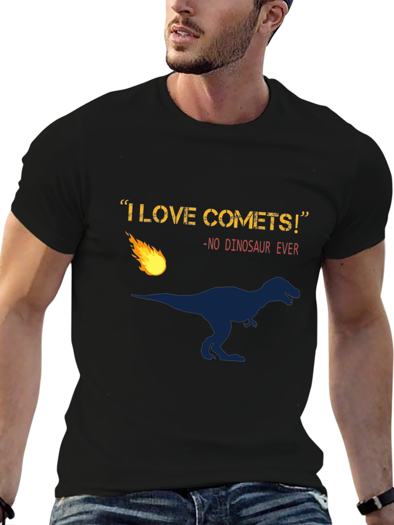 Funny Dinosaur Comet T-Shirt