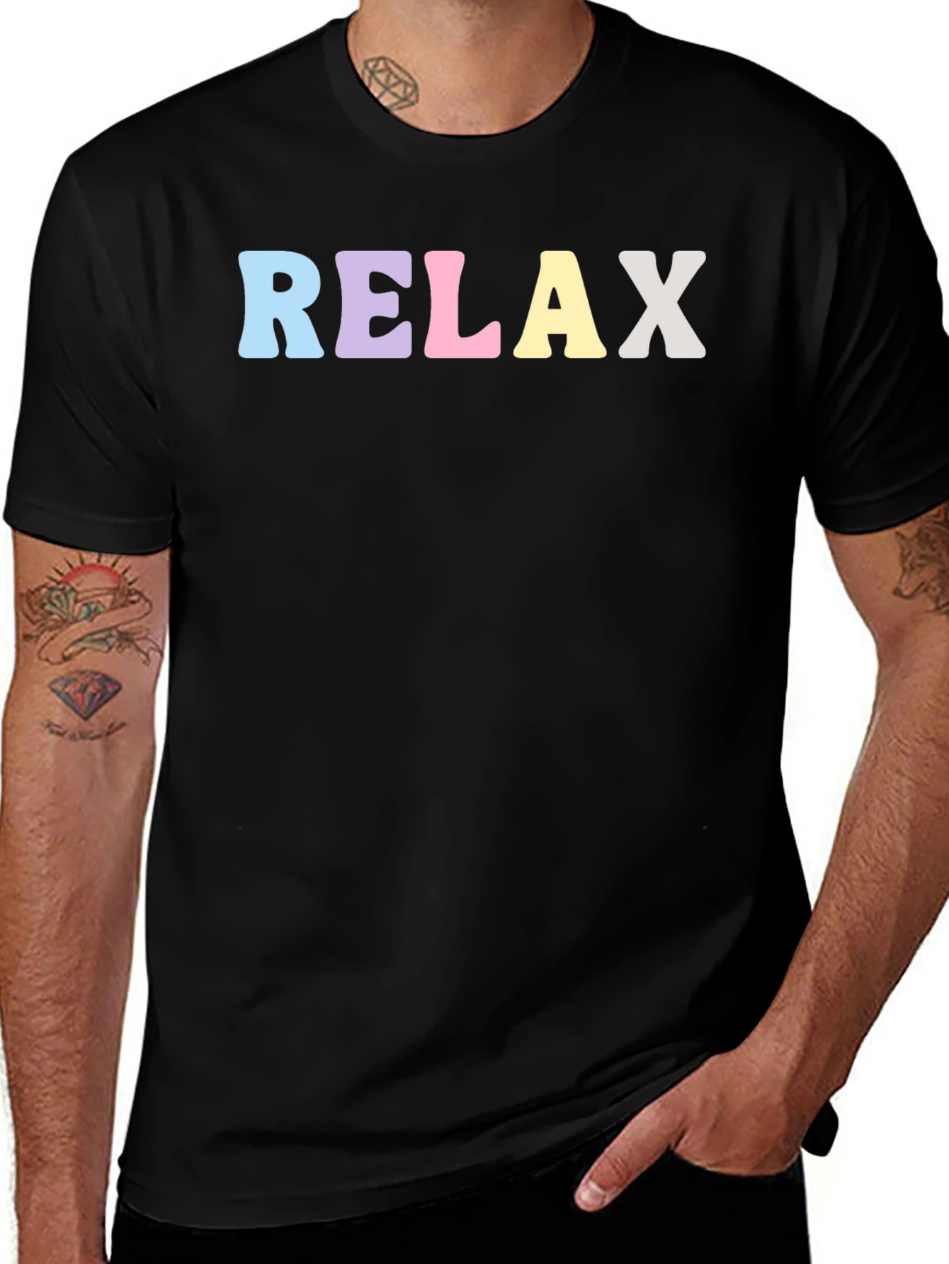 Relax Graphic Tee - Stylish Comfort