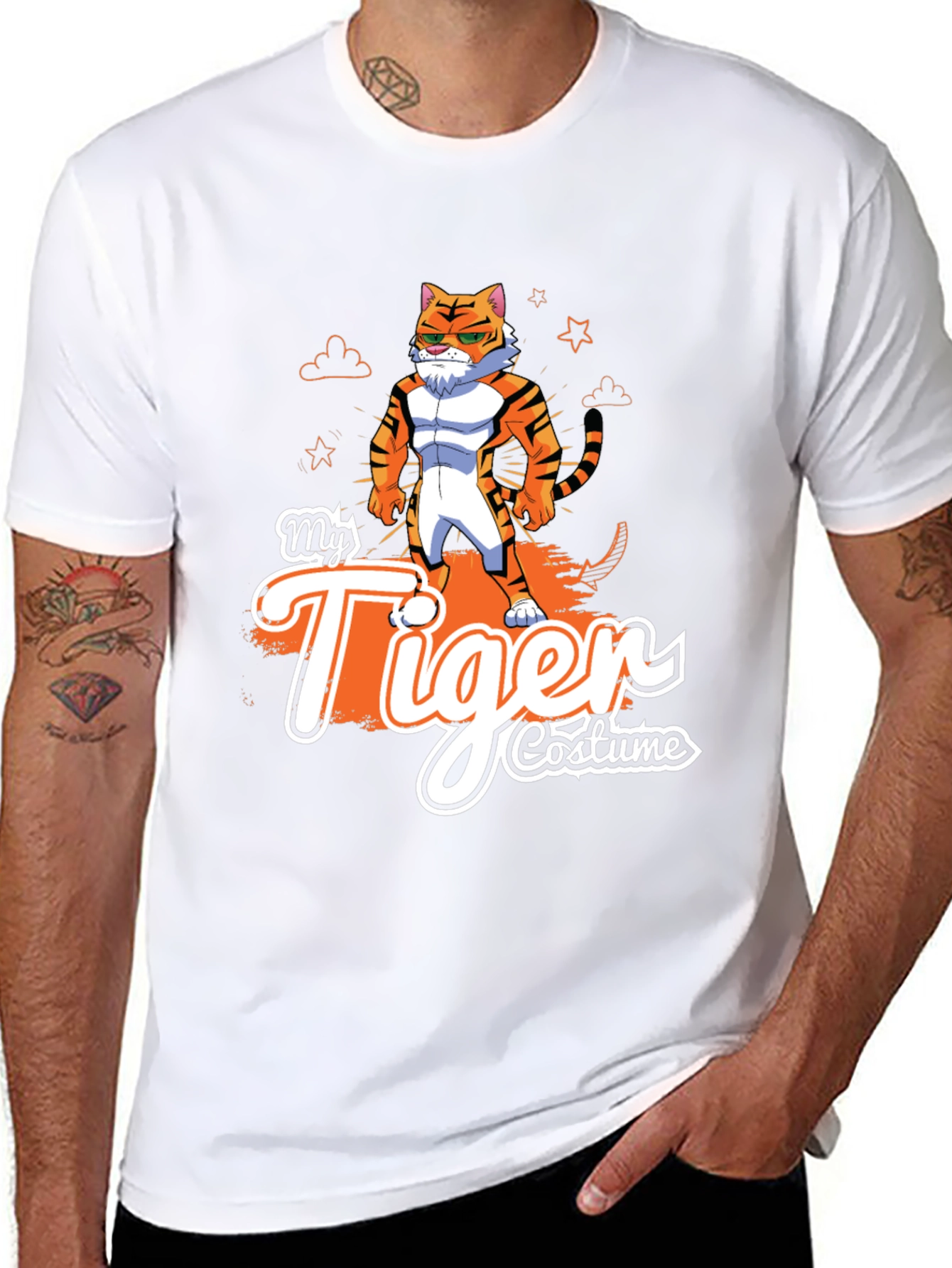My Tiger Costume Tee - Cool Graphic Print