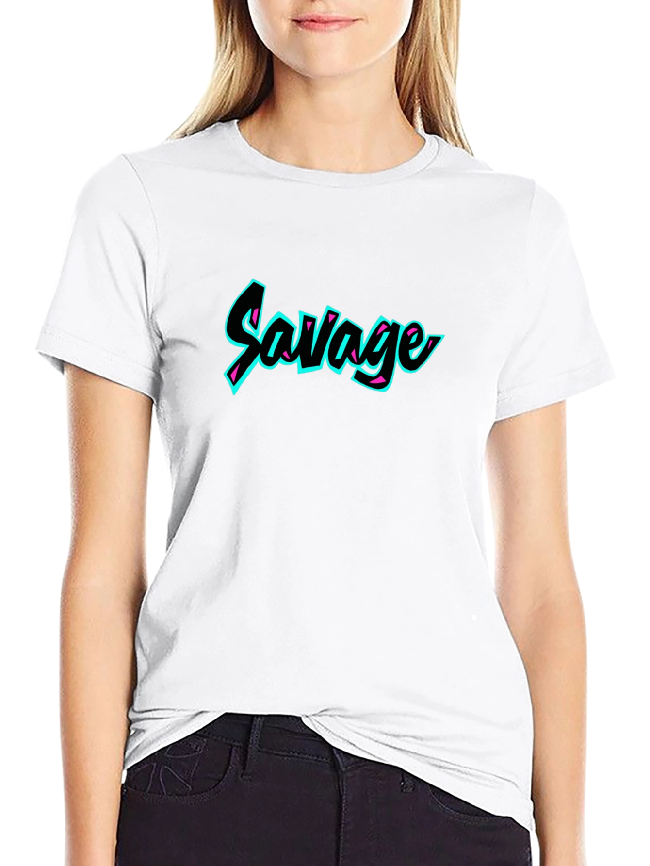 Savage Graphic Tee - Black