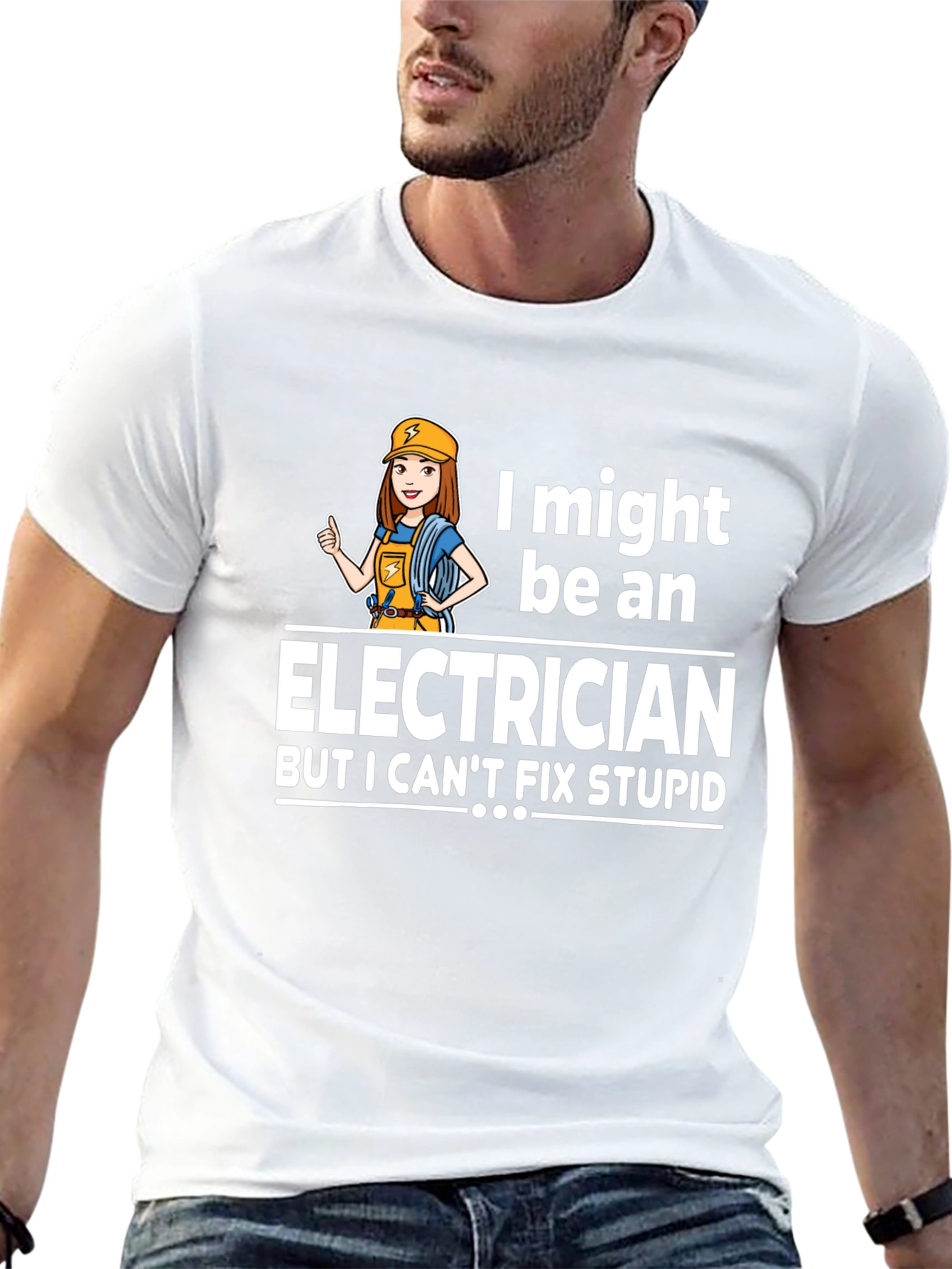 Electrician Humor Graphic T-Shirt