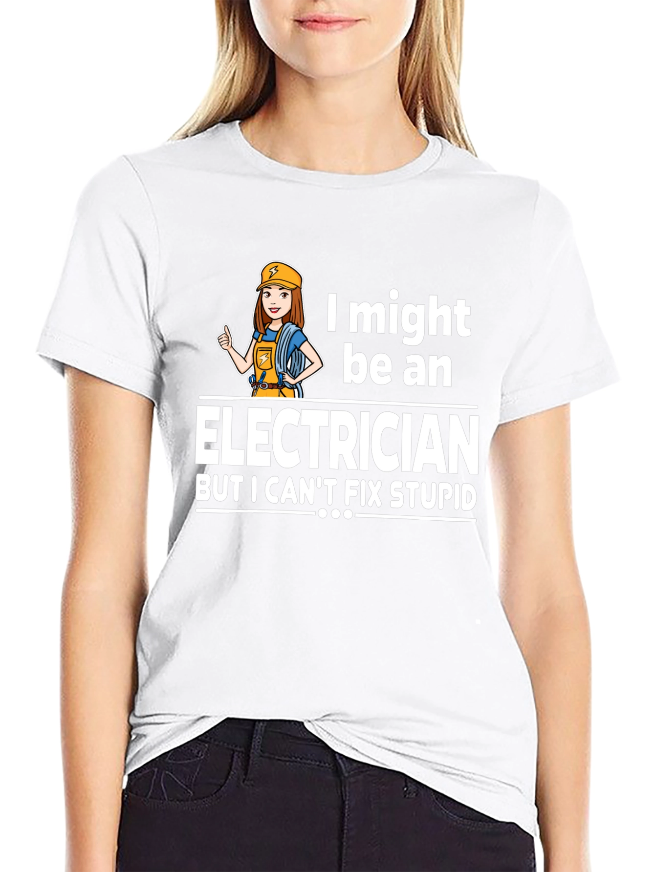 Electrician Humor Graphic T-Shirt