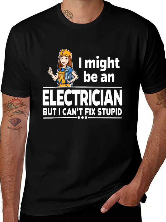 Electrician Humor Graphic T-Shirt