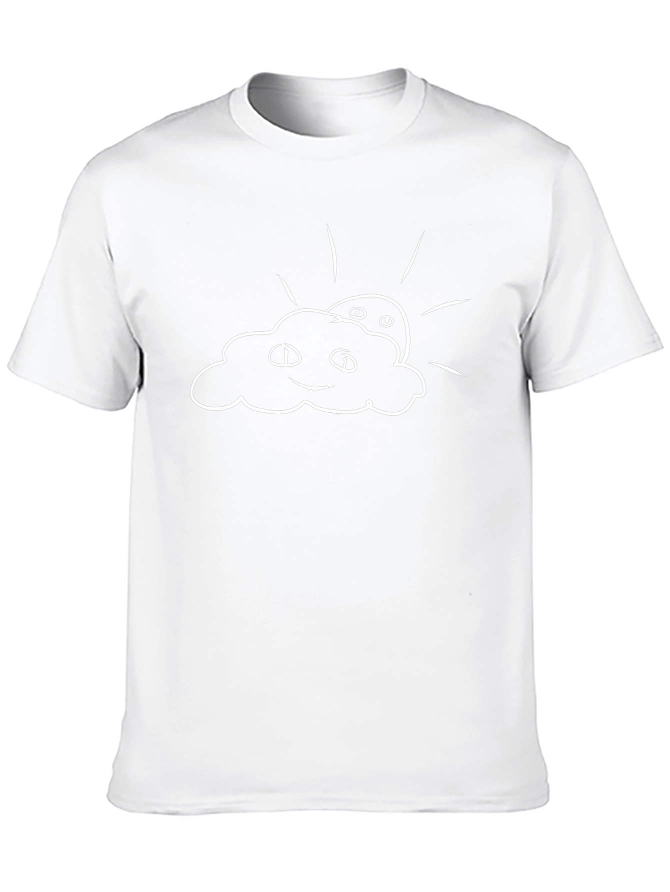 Funny Weather Graphic T-Shirt - Black